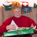 Judy opens a present